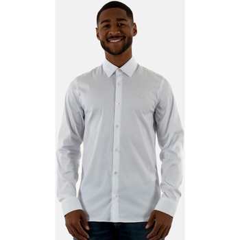 Vêtements Homme Chemises manches longues Lacoste ch5253 Blanc
