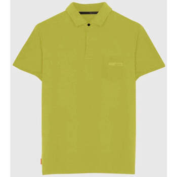 Vêtements Homme T-shirts & Polos Lampes de bureaucci Designs Polo poche plaquée  vert en jersey Vert