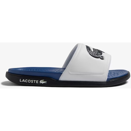 Chaussures Homme Mules Lacoste Claquettes  blanches Blanc