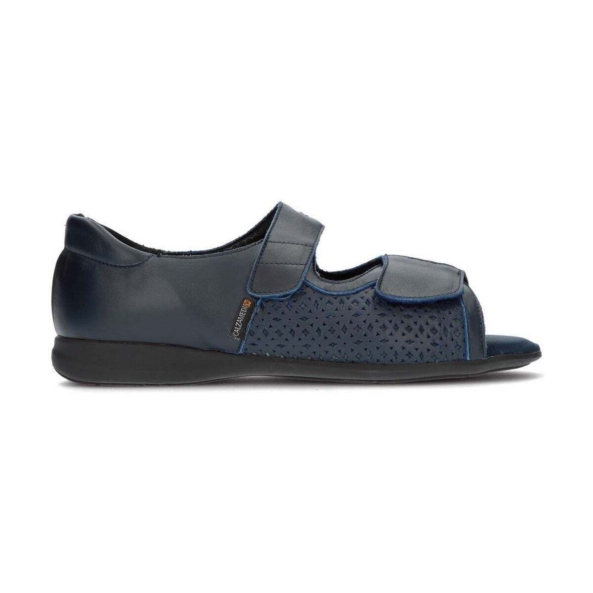 Chaussures Femme Sandales et Nu-pieds Calzamedi SANDALES  SPÉCIAL DIABÉTIQUE 0762 Bleu