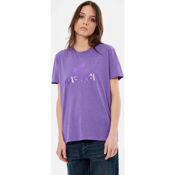 Vêtements Femme T-shirts manches courtes Kaporal LEMIL Violet