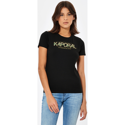 Vêtements Femme T-shirts & Polos Kaporal JALL Noir