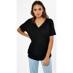 Vêtements short-sleeved T-shirts & Polos Kaporal JORIX Noir