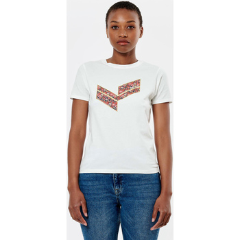 Vêtements Femme T-shirts manches courtes Kaporal LOVET Beige