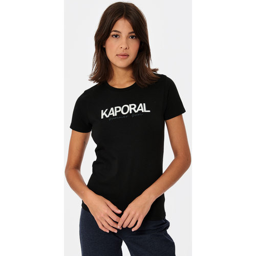Vêtements Femme T-shirts & Polos Kaporal JASIC Noir