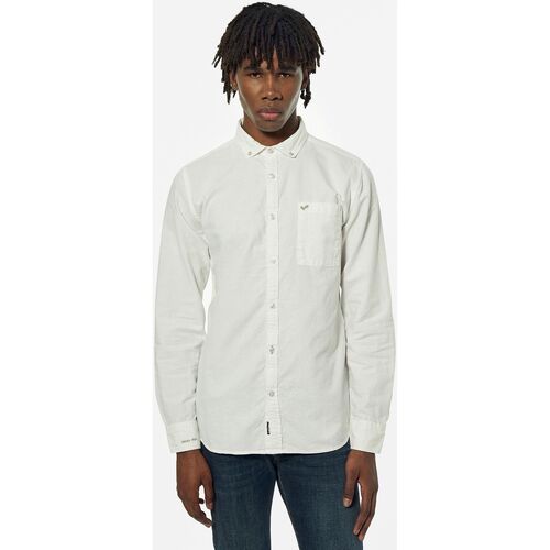 Vêtements Homme Chemises manches longues Kaporal TOMEK Blanc