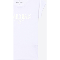Vêtements Fille T-shirts & Polos Kaporal KEZIA Blanc