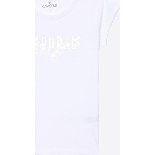 Vêtements Fille T-shirts & Polos Kaporal KEZIA Blanc
