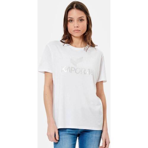 Vêtements Femme T-shirts & Polos Kaporal LEMIL Blanc