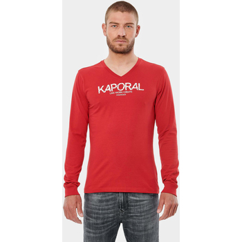 Kaporal TARK Rouge - Vêtements T-shirts manches longues Homme 35,00 €