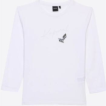 Vêtements Fille T-shirts & Polos Kaporal ETHER Blanc