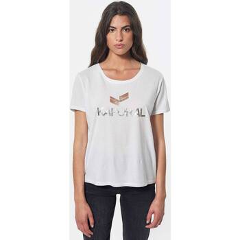 Vêtements Femme T-shirts & Polos Kaporal FABY Blanc