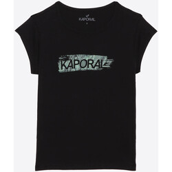 Vêtements Fille T-shirts & Polos Kaporal FLINT Noir