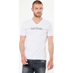Vêtements Homme T-shirts manches courtes Kaporal RUPER Blanc