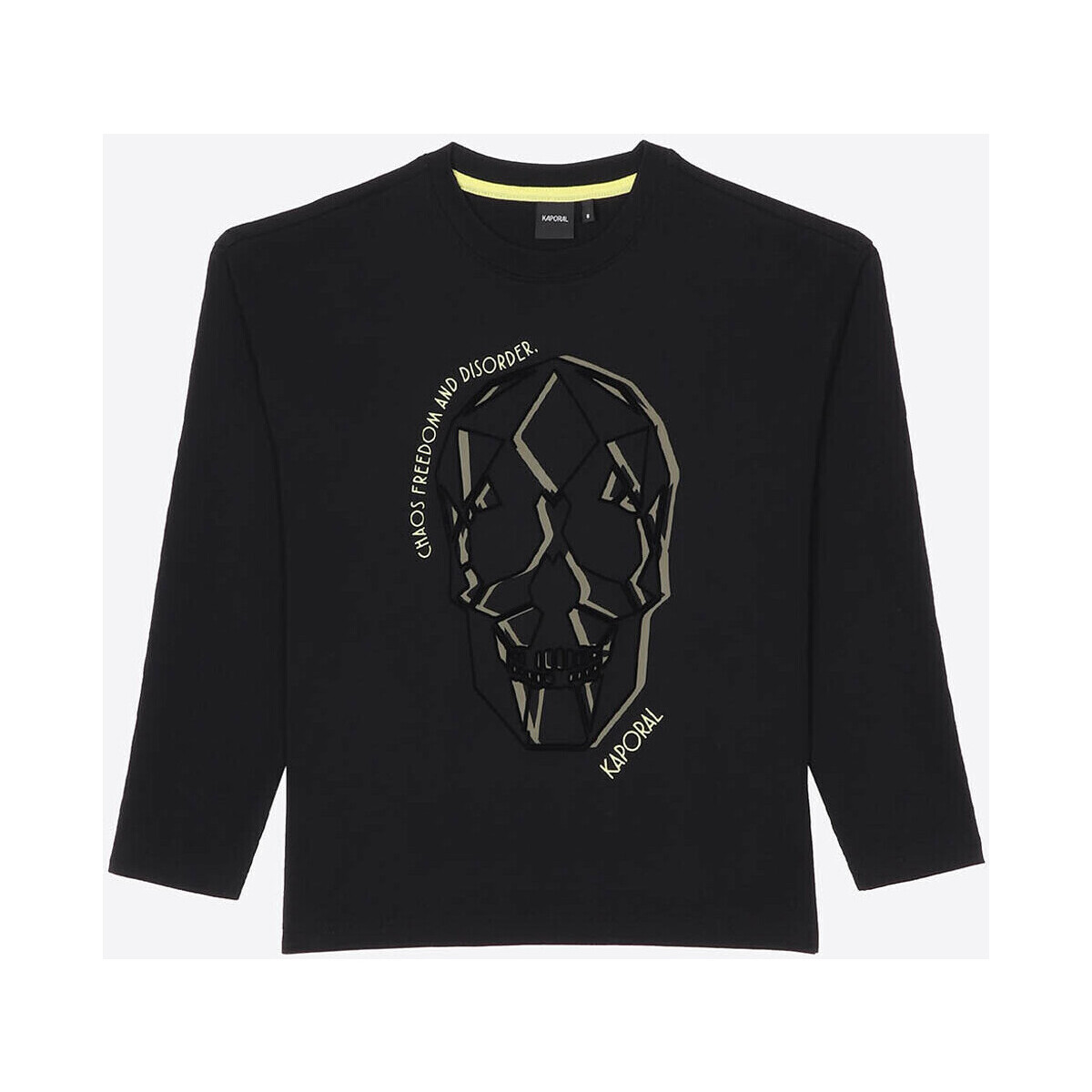 Vêtements Garçon T-shirts & Polos Kaporal ELPIN Noir