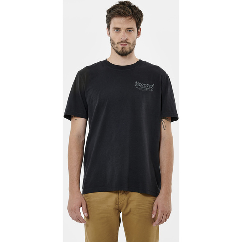 Kaporal RILES Noir - Vêtements T-shirts manches courtes Homme 19,95 €
