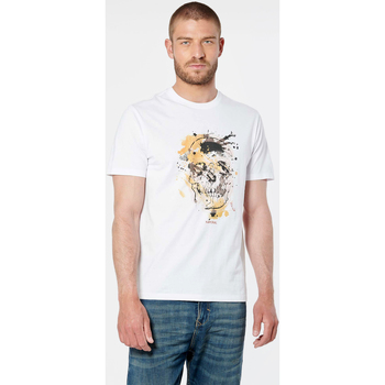 Vêtements Homme T-shirts bear manches courtes Kaporal TAINT Blanc