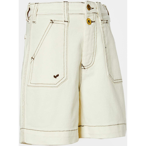 Vêtements Fille Shorts / Bermudas Kaporal RACHA Blanc