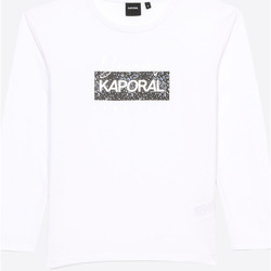 Vêtements Fille T-shirts & Polos Kaporal EMINA Blanc