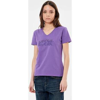 Vêtements Femme T-shirts manches courtes Kaporal LEA Violet