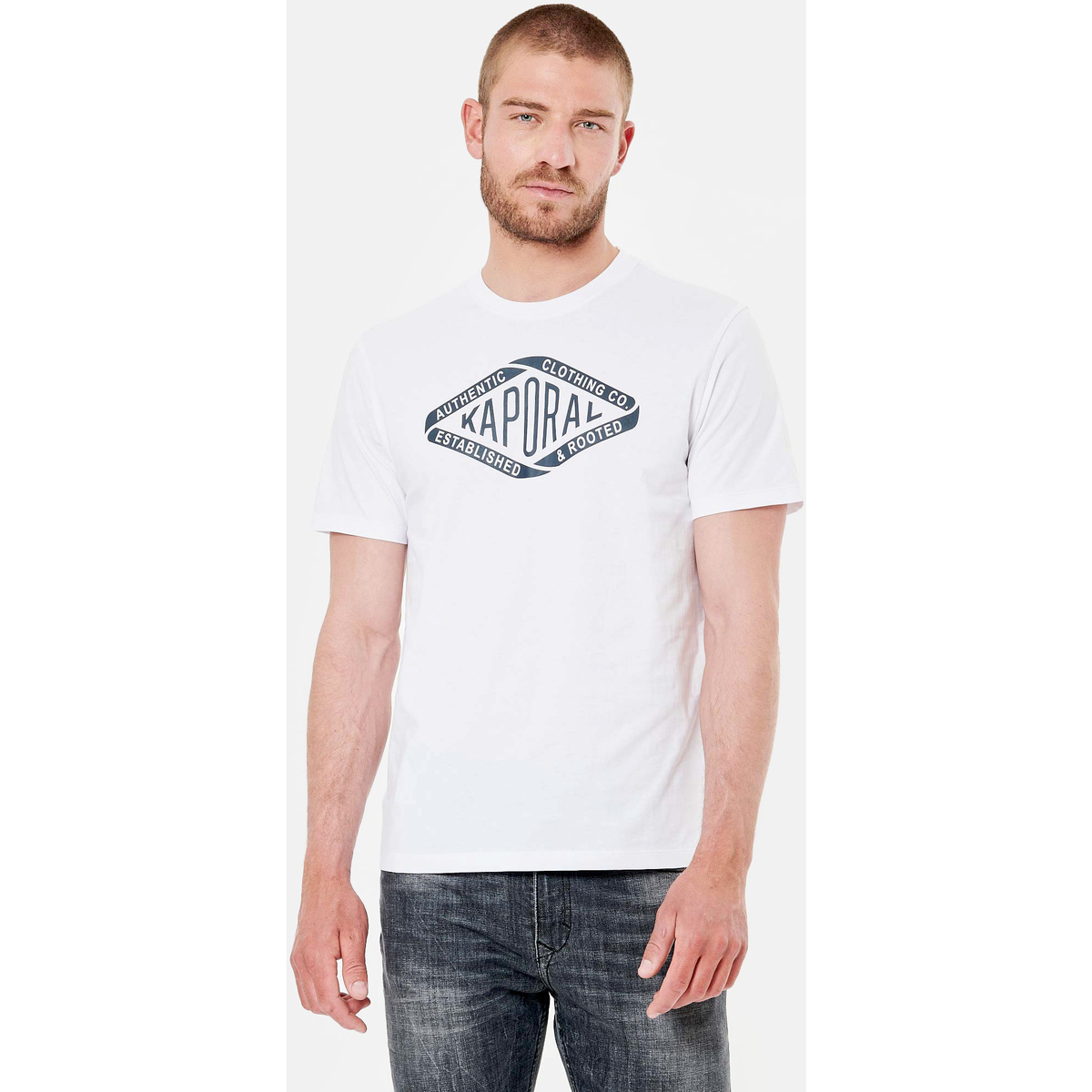 Vêtements Homme T-shirts manches courtes Kaporal RAZ Blanc