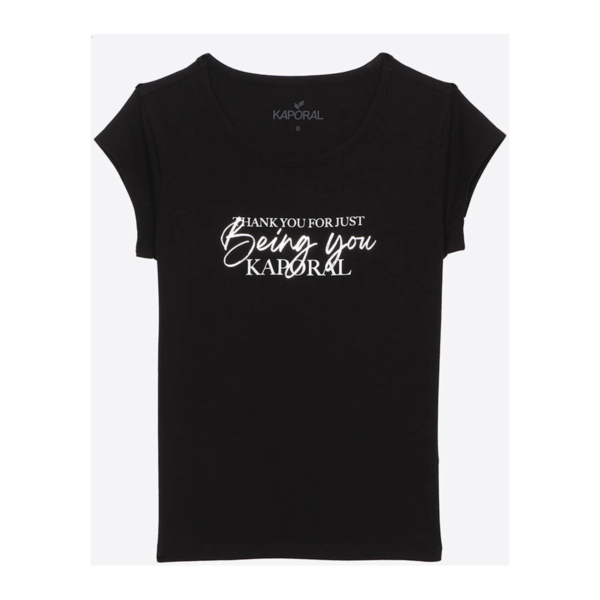 Vêtements Fille T-shirts & Polos Kaporal FASIC Noir