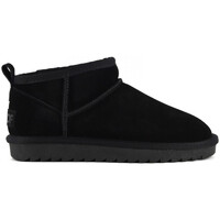 Chaussures Femme Bottines Colors of California Short winter boot in suede Noir