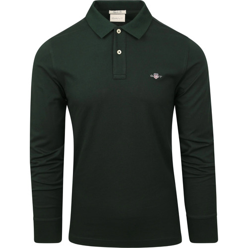 Vêtements Homme T-shirts & Polos Gant Rugger Pique Polo Dark Green Vert