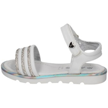 Chaussures Fille Sandales et Nu-pieds Asso AG-14881 Blanc