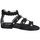 Chaussures Fille Sandales et Nu-pieds Asso AG-13390 Noir