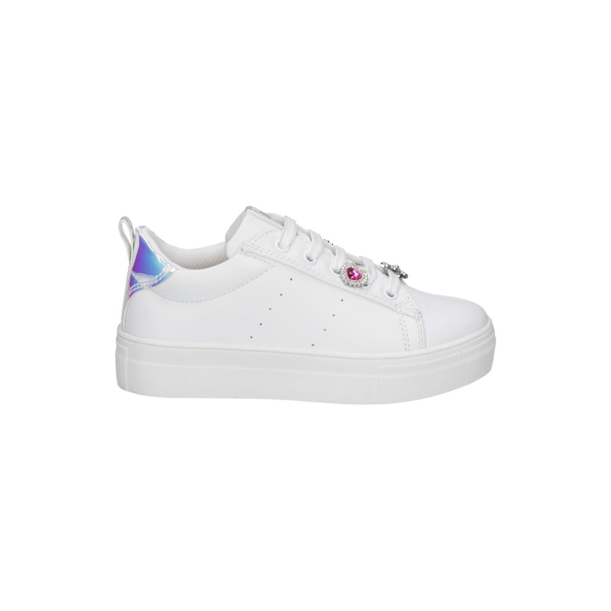 Chaussures Fille Baskets mode Asso AG-13021 Blanc