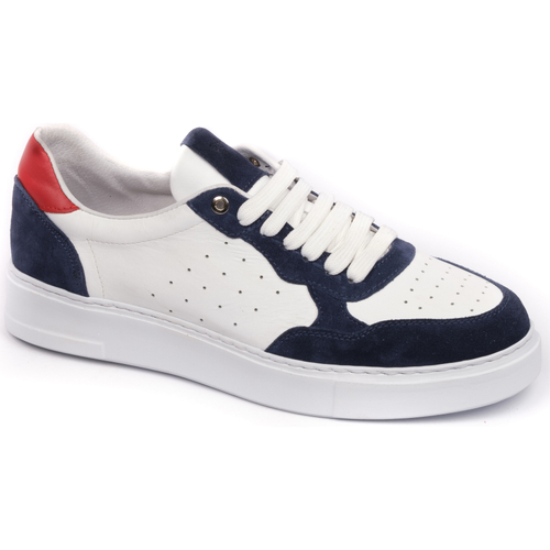 Chaussures Homme Baskets mode Exton 382 Blanc