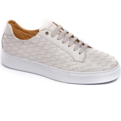 Chaussures Homme Baskets mode Exton 526 Blanc