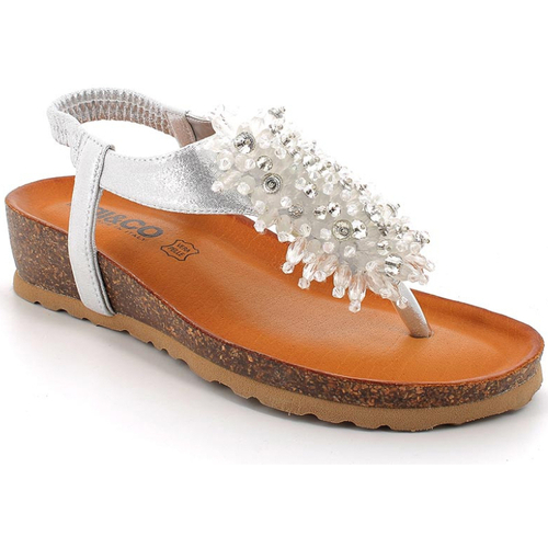 Chaussures Femme Sandales et Nu-pieds IgI&CO 3696611 Argenté