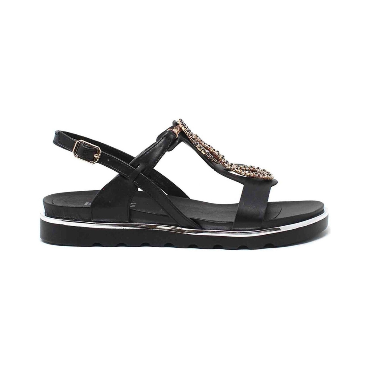 Chaussures Femme Sandales et Nu-pieds Keys K-6486 Noir