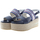 Chaussures Femme Sandales et Nu-pieds Ralph Lauren LOREN006-BLU005 Bleu
