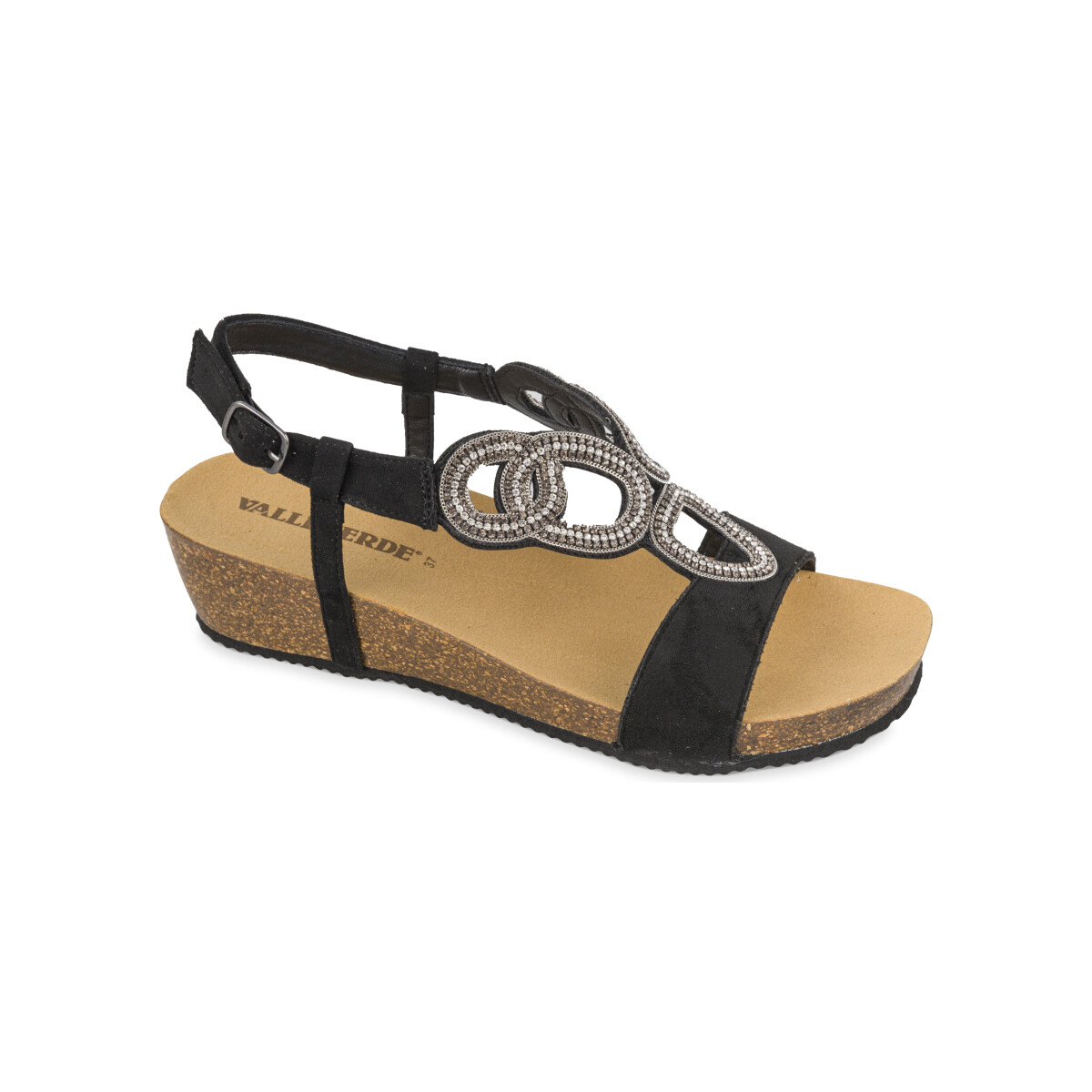Chaussures Femme Sandales et Nu-pieds Valleverde 42101-N Noir