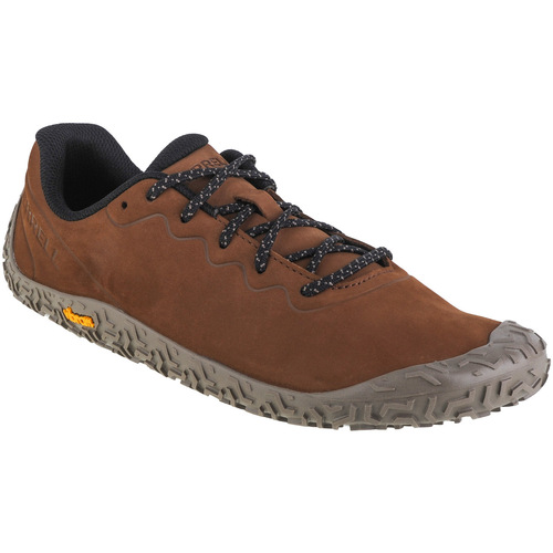 Chaussures Homme Running / trail Merrell Ses crampons offrent une bonne adhérence au sol. Leurs Marron