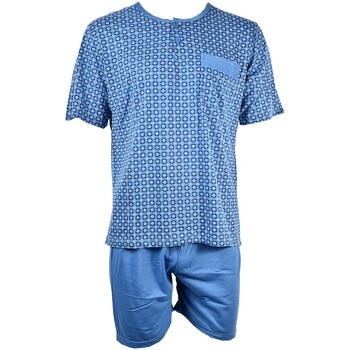 Vêtements Homme Pyjamas / Chemises de nuit Ozabi ECO HOMEWEAR 2863 B Bleu