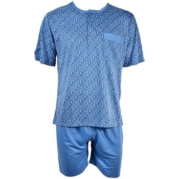 Vêtements Homme Pyjamas / Chemises de nuit Ozabi ECO HOMEWEAR 2864 B Bleu
