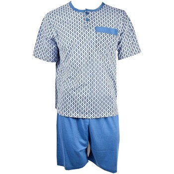 Vêtements Homme Pyjamas / Chemises de nuit Ozabi ECO HOMEWEAR 2941 B Bleu