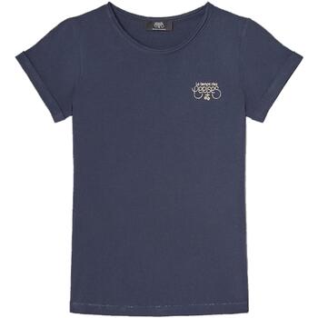 Vêtements Fille T-shirts manches courtes Bermuda Mike Bleu Clairises Tsh g smltragi midnight Bleu