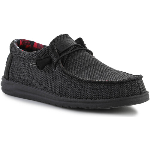 Chaussures Baskets basses HEY DUDE HEYDUDE WALLY SOX JET BLACK 40019-0XD Noir
