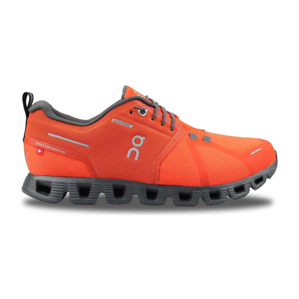 Chaussures Baskets mode On Running Cloud 5 Waterproof Flame Orange