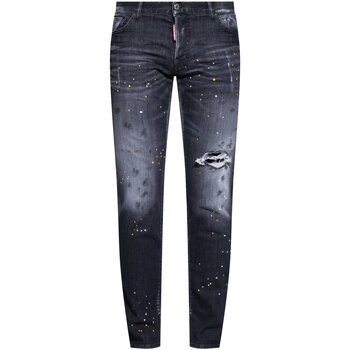 Vêtements Homme Jeans button-fastening droit Dsquared S71LB0889 Noir
