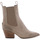 Chaussures Femme Boots Black lace ankle boots from featuring a peep toe DALLAS Beige