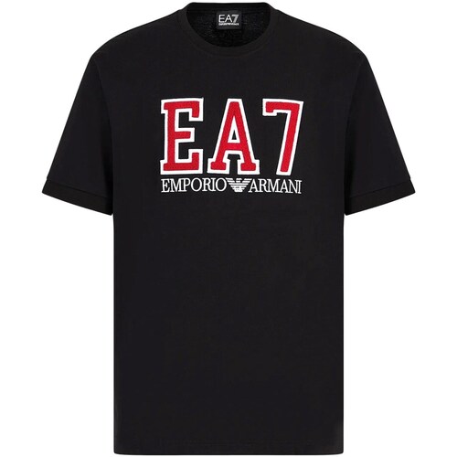 Vêtements Homme T-shirts manches courtes Emporio Armani EA7 6RPT51 Noir