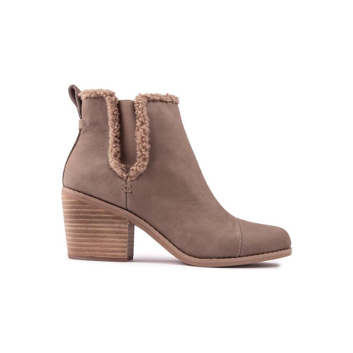 Chaussures Femme Bottines Toms Everly Bottes Chelsea Marron