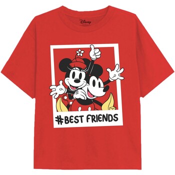 Vêtements Fille Comme Des Garçons Homme Deux Mickey Mouse print collection shirt Weiß Disney  Rouge