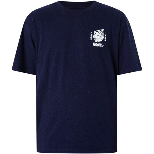 Vêtements Homme T-shirts manches courtes Edwin T-shirt Protégez Ya Lunge Bleu